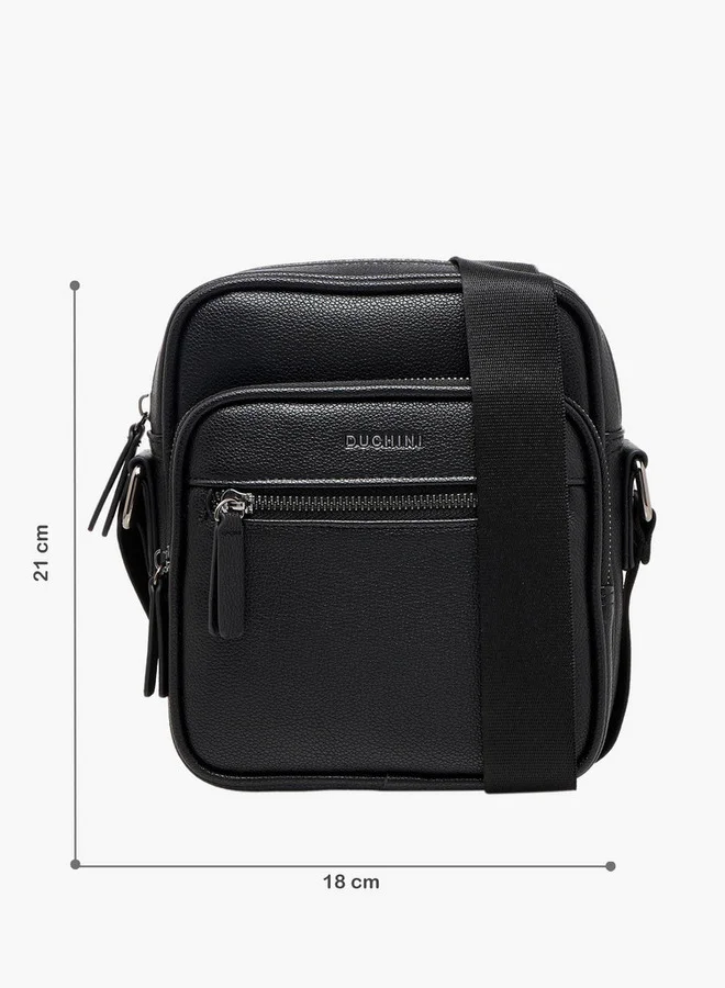 دوتشيني حقيبة كروس بودي رجالية سادة